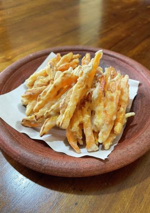 人参芋と人参のかき揚げ-レシピのメイン写真