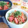 大豆ミートとトマトのピリ辛そぼろ丼
