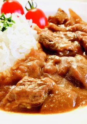 圧力鍋無し♡コク旨♡牛すじカレー♡-レシピのメイン写真