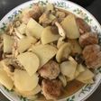豚小間団子とじゃがいものオイスター味噌
