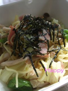 コンソメ味のパスタみたいな焼きそば♡-レシピのメイン写真