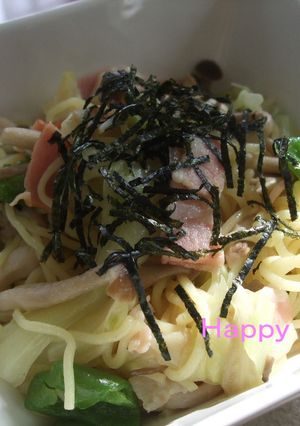 コンソメ味のパスタみたいな焼きそば♡-レシピのメイン写真
