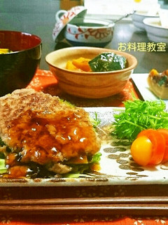 ほぼかぼちゃ。和風あんかけハンバーグ-レシピのメイン写真