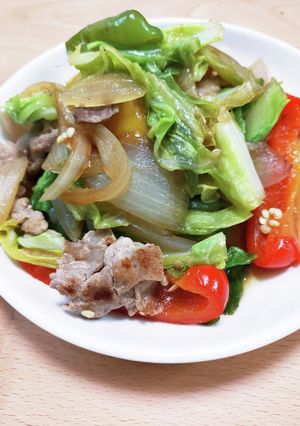 豚肉と野菜の和風だし炒め-レシピのメイン写真