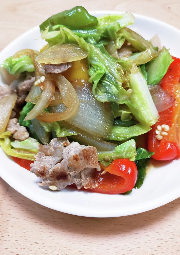 豚肉と野菜の和風だし炒め-レシピのメイン写真