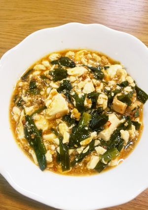 あまりもの簡単麻婆ニラ豆腐-レシピのメイン写真