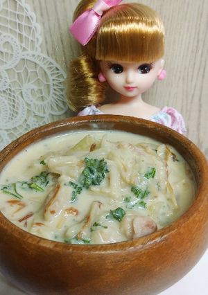 リカちゃん♡チキン豆乳シチュー໒꒱·ﾟ-レシピのメイン写真