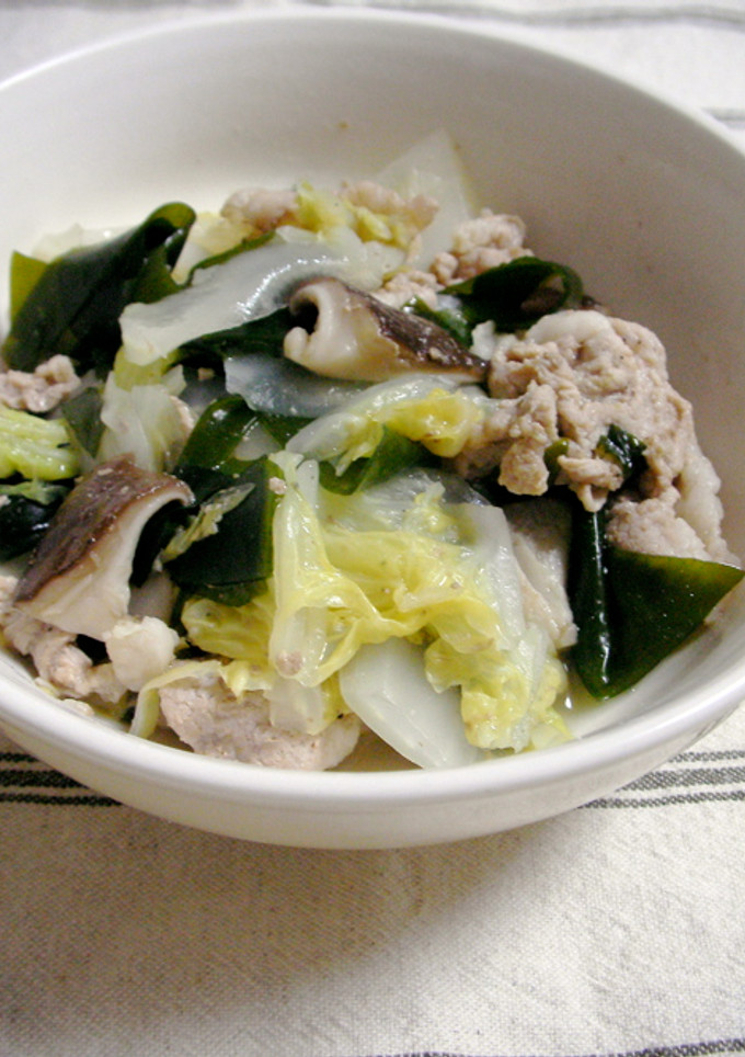 白菜と豚肉の簡単うま蒸し煮-レシピのメイン写真