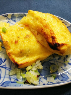 魚焼きグリル活用、油揚げのねぎつめ焼き!-レシピのメイン写真