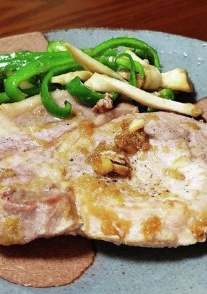 豚リブロース、蒸し焼き。-レシピのメイン写真