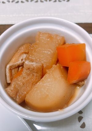 大根と人参とあげの煮物-レシピのメイン写真