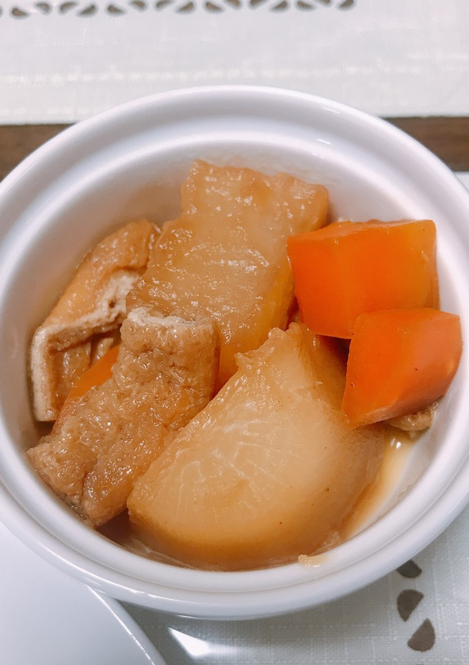 大根と人参とあげの煮物-レシピのメイン写真