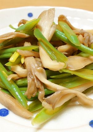 さやいんげんと舞茸のきんぴら風-レシピのメイン写真