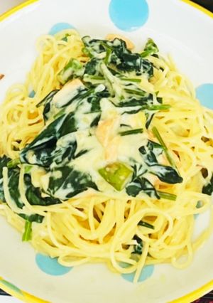こんにゃく麺×豆乳 クリームパスタ-レシピのメイン写真