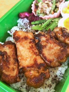 お弁当用☆豚ロースのタレ漬け焼き-レシピのメイン写真