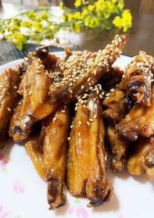 すぐできる♡鳥手羽元の甘辛煮-レシピのメイン写真