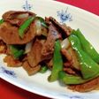 牛カルビのオイスターソース炒め