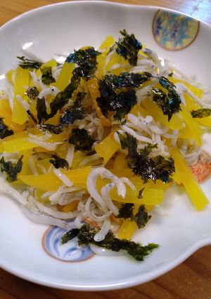 簡単料理！！しらす沢庵-レシピのメイン写真