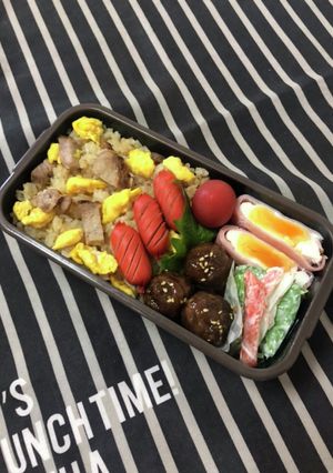 男子中学生弁当5/3チャーハン弁当-レシピのメイン写真