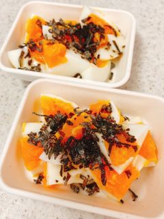 塩昆布で♪ゆで卵の簡単おつまみ-レシピのメイン写真