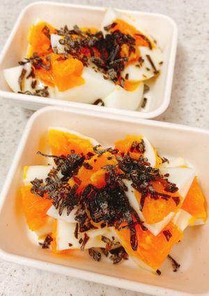 塩昆布で♪ゆで卵の簡単おつまみ-レシピのメイン写真