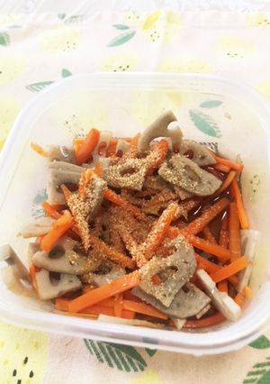 レンジで2分！パパっときんぴら☆-レシピのメイン写真