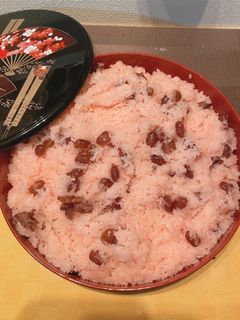 お祝いに”甘納豆のお赤飯”-レシピのメイン写真