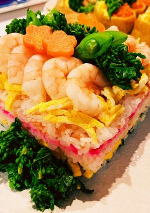 ちらし寿司ケーキ♡-レシピのメイン写真