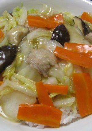 白菜たっぷり！シンプル中華丼-レシピのメイン写真