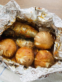 グリルで、きのことまいわしのホイル焼き-レシピのメイン写真