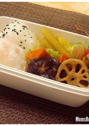 食育　[おべんとうばこのうた]のお弁当-レシピのメイン写真