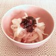 新玉ねぎの甘酢漬け+きざみしば漬け