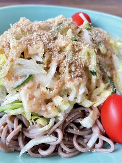 サラダお蕎麦deごまドレ-レシピのメイン写真