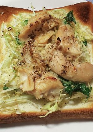 ささみトースト〜酒粕×味噌×粉チーズ〜-レシピのメイン写真