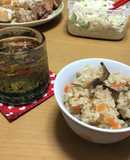 調味料不要のかんたん炊き込みごはん