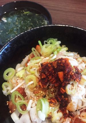 冷たいキムラ君のうどん定食-レシピのメイン写真