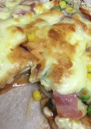 オートミールでピザ-レシピのメイン写真