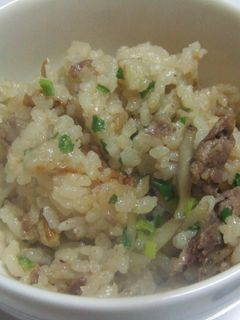 ✿ฺ 牛肉とごぼうの炊き込みご飯✿ฺ-レシピのメイン写真