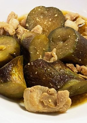 旦那絶賛！ナスと豚バラの甘辛煮-レシピのメイン写真