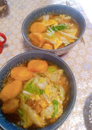 親子丼ならぬ、ファミリーチキンラーメン-レシピのメイン写真