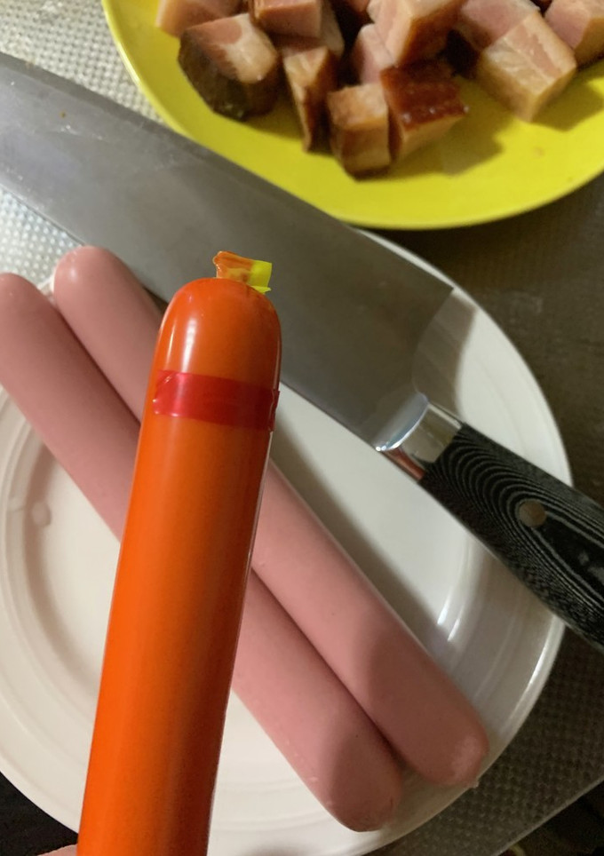 ⭐︎魚肉ソーセージ⭐︎むきかた♪-レシピのメイン写真