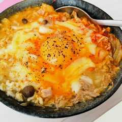 รูปของ ダイエットに◎オートミールキムチリゾット