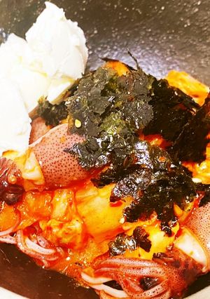 本技凄旨キムチと蛍烏賊クリームチーズ和え-レシピのメイン写真