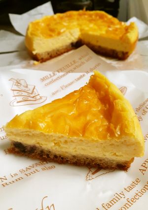 甘さ控えめ♡ベイクドチーズケーキ-レシピのメイン写真