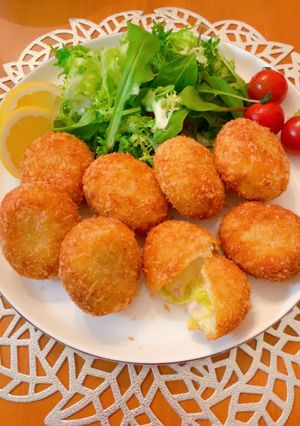 とろ〜りチーズ入りキャベツコロッケ-レシピのメイン写真