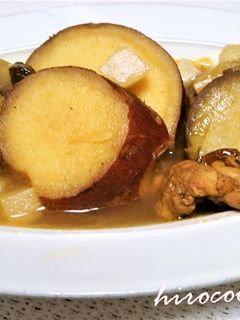さつまいも&チキン☆パイナップルカレー煮-レシピのメイン写真