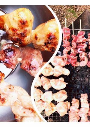 【キャンプ飯】大人の焼き鳥 にんにく塩麹-レシピのメイン写真