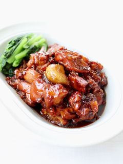 ご飯がススム【鶏の黒酢照り煮】-レシピのメイン写真
