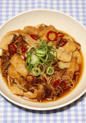 干しえのき乾燥油揚げでやみつき無限えのき-レシピのメイン写真