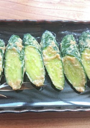 ご飯がすすむきゅうりの味噌白だし漬物-レシピのメイン写真
